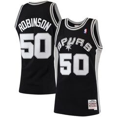 David Robinson San Antonio Spurs Mitchell &amp; Ness 1998-99 Hardwood Classics Swingman Jersey - Black 2019