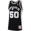 Image of David Robinson San Antonio Spurs Mitchell &amp; Ness 1998-99 Hardwood Classics Swingman Jersey - Black 2019