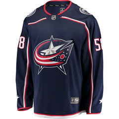 David Savard Columbus Blue Jackets Breakaway Jersey – Navy 2019