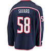 Image of David Savard Columbus Blue Jackets Breakaway Jersey – Navy 2019