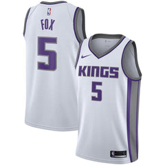 De'Aaron Fox Sacramento Kings Replica Swingman Jersey - Association Edition – White 2019