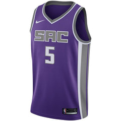 De'Aaron Fox Sacramento Kings Swingman Jersey Purple - Icon Edition 2019