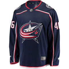 Dean Kukan Columbus Blue Jackets Breakaway Jersey – Navy 2019