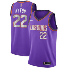 DeAndre Ayton Phoenix Suns City Edition Swingman Jersey – Purple 2019