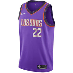 DeAndre Ayton Phoenix Suns City Edition Swingman Jersey – Purple 2019