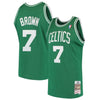 Image of Dee Brown Boston Celtics Mitchell &amp; Ness 1985-86 Hardwood Classics Swingman Jersey – Kelly Green 2019