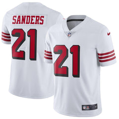 Deion Sanders San Francisco 49ers Color Rush Vapor Untouchable Limited Retired Player Jersey – White 2019