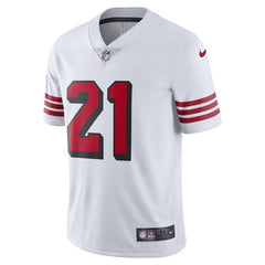 Deion Sanders San Francisco 49ers Color Rush Vapor Untouchable Limited Retired Player Jersey – White 2019