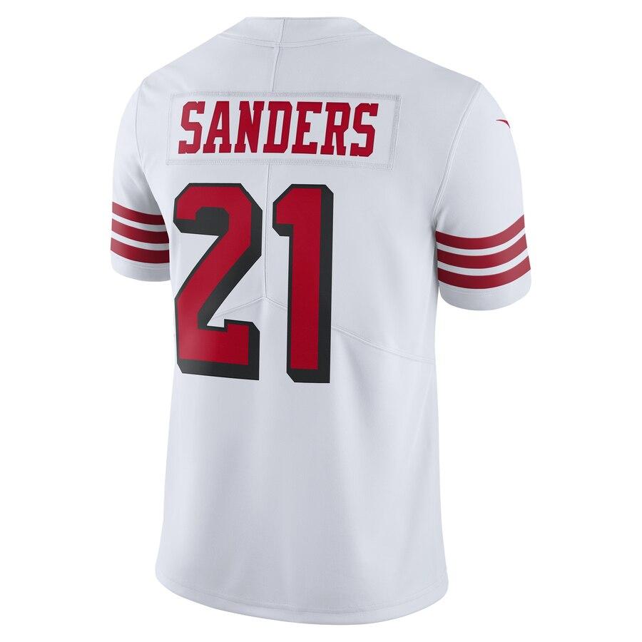 Deion Sanders San Francisco 49ers Color Rush Vapor Untouchable Limited Retired Player Jersey – White 2019