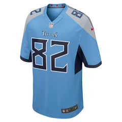 Delanie Walker Tennessee Titans New Game Jersey – Light Blue 2019