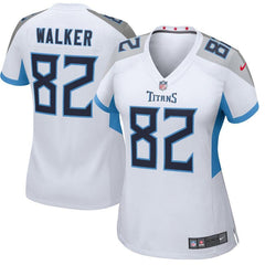 Delanie Walker Tennessee Titans Women's New Game Jersey – White 2019