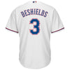 Image of Delino DeShields Texas Rangers Majestic Cool Base Home Player Jersey - White 2019