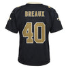 Image of Delvin Breaux New Orleans Saints Youth Game Jersey - Black 2019
