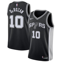 DeMar DeRozan San Antonio Spurs Icon Swingman Jersey - Black 2019