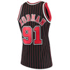 Image of Dennis Rodman Chicago Bulls Mitchell &amp; Ness 1995-96 Hardwood Classics Swingman Jersey – Black 2019