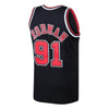 Image of Dennis Rodman Chicago Bulls Mitchell &amp; Ness 1997-98 Hardwood Classics Swingman Jersey - Black 2019
