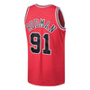 Image of Dennis Rodman Chicago Bulls Mitchell &amp; Ness 1997-98 Hardwood Classics Swingman Jersey - Red 2019