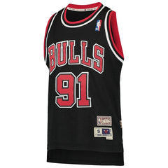 Dennis Rodman Chicago Bulls Mitchell & Ness Youth Hardwood Classics Swingman Jersey – Black 2019