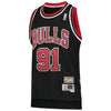 Image of Dennis Rodman Chicago Bulls Mitchell &amp; Ness Youth Hardwood Classics Swingman Jersey – Black 2019