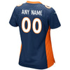 Image of Denver Broncos Women's Custom Game Jersey - Navy Blue 2019