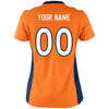 Image of Denver Broncos Women's Custom Game Jersey - Orange 2019