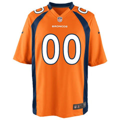 Denver Broncos Youth Custom Game Jersey - Orange 2019