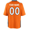 Image of Denver Broncos Youth Custom Game Jersey - Orange 2019