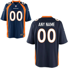 Denver Broncos Youth Game Custom Jersey – Navy 2019