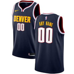 Denver Nuggets Custom Swingman Jersey Navy - Icon Edition 2019