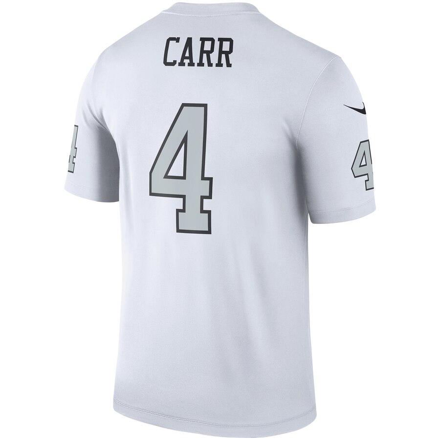 Derek Carr Oakland Raiders Color Rush Legend Jersey - White 2019