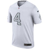 Image of Derek Carr Oakland Raiders Color Rush Legend Jersey - White 2019