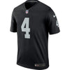 Image of Derek Carr Oakland Raiders Legend Jersey – Black 2019