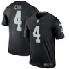 Image of Derek Carr Oakland Raiders Legend Jersey – Black 2019