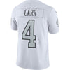 Image of Derek Carr Oakland Raiders Vapor Untouchable Color Rush Limited Player Jersey - White 2019