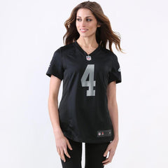 Derek Carr Oakland Raiders Women's Game Jersey - Black 2019