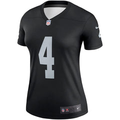Derek Carr Oakland Raiders Women's Legend Jersey – Black 2019