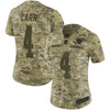 Image of Derek Carr Oakland Raiders Women's Salute to Service Limited Jersey - Camo 2019