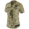 Image of Derek Carr Oakland Raiders Women's Salute to Service Limited Jersey - Camo 2019