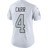Image of Derek Carr Oakland Raiders Women's Vapor Untouchable Color Rush Limited Player Jersey - White 2019