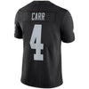 Image of Derek Carr Oakland Raiders Youth Vapor Untouchable Limited Player Jersey - Black 2019
