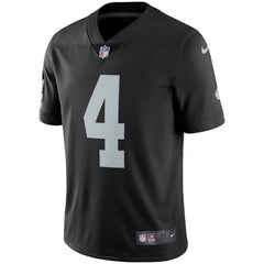 Derek Carr Oakland Raiders Youth Vapor Untouchable Limited Player Jersey - Black 2019