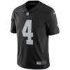 Image of Derek Carr Oakland Raiders Youth Vapor Untouchable Limited Player Jersey - Black 2019