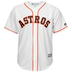 Derek Fisher Houston Astros Majestic Home Cool Base Player Jersey - White 2019