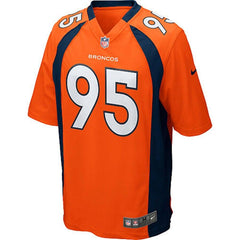 Derek Wolfe Denver Broncos Youth Team Color Game Jersey - Orange 2019
