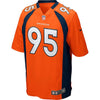 Image of Derek Wolfe Denver Broncos Youth Team Color Game Jersey - Orange 2019