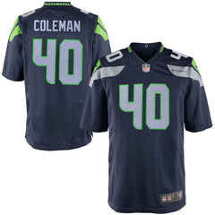 Derrick Coleman Seattle Seahawks Game Jersey - College Navy 2019