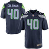 Image of Derrick Coleman Seattle Seahawks Game Jersey - College Navy 2019