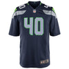 Image of Derrick Coleman Seattle Seahawks Game Jersey - College Navy 2019