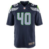 Image of Derrick Coleman Seattle Seahawks Youth Team Color Game Jersey - Navy Blue 2019