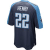Image of Derrick Henry Tennessee Titans Game Jersey - Navy 2019